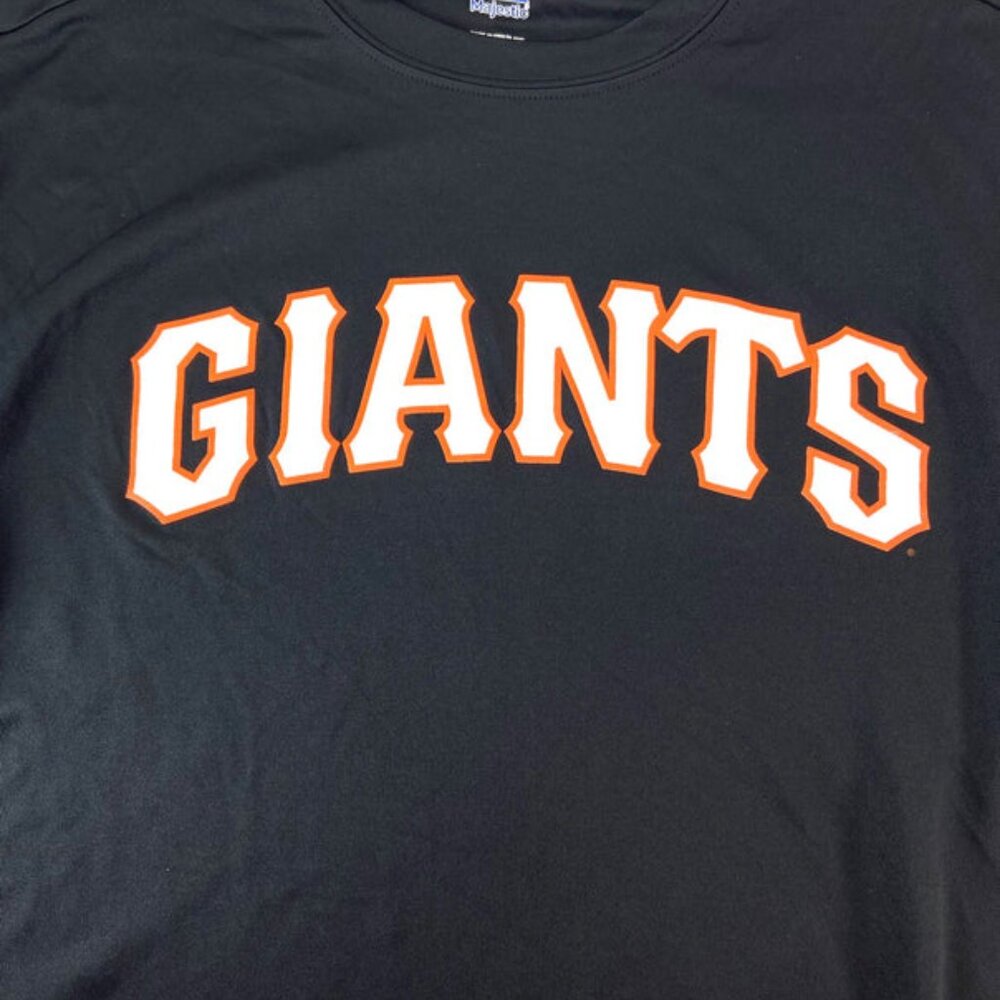 San Francisco Giants 2012 MLB Adult XL Cool Base Black NOS T-Shirt